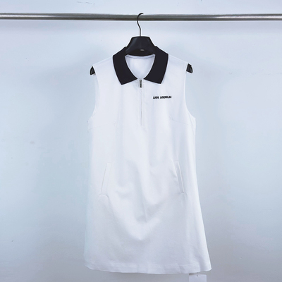 柏多伊俪法式气质撞色漂亮背心裙