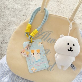 饭卡卡套hellokitty韩国初中生可爱棉花猫公交校园学生高颜值门禁