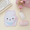 米菲鼠标垫迷你兔子粉色小号鼠标护腕可爱miffy滑鼠垫子手托女生