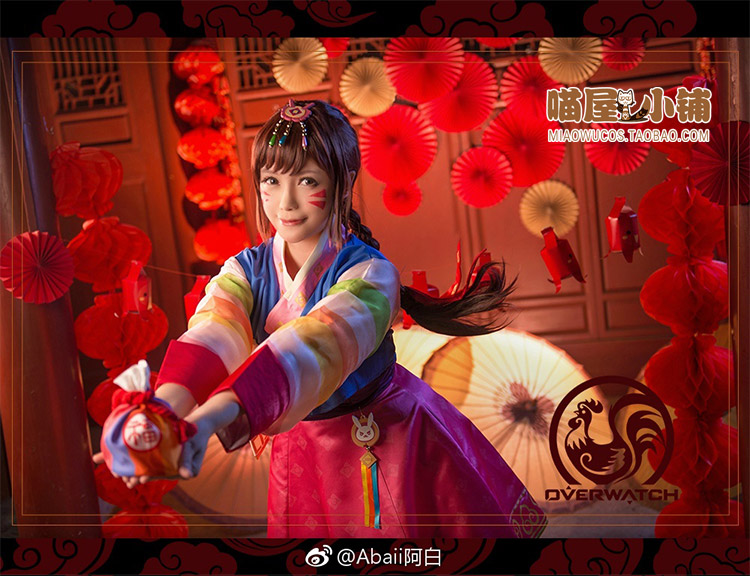 守望先锋D.VA新春皮肤cos服出租