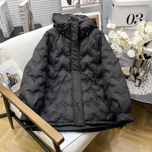 大码女装冬季中长款羽绒棉服女