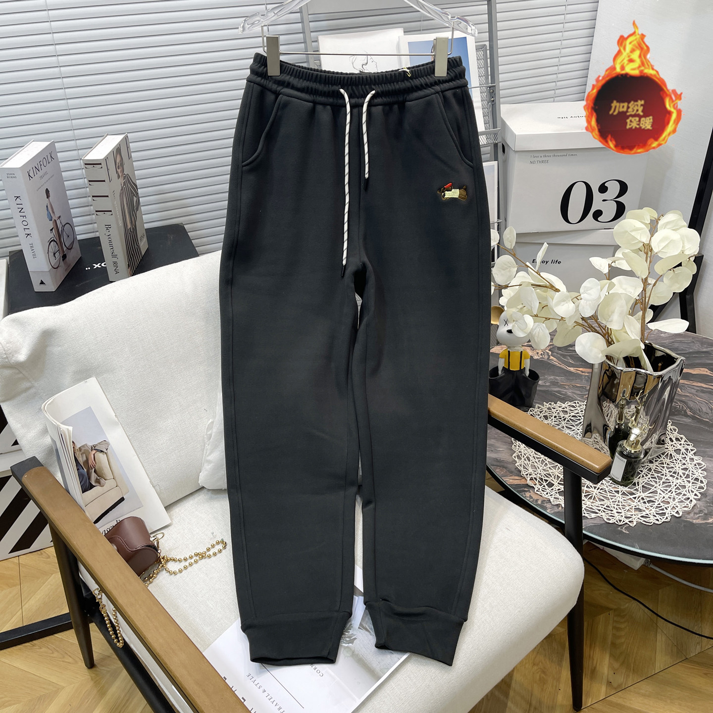 胡子叔大码女装冬季新款欧货加绒卫裤女胖mm加厚休闲运动裤哈伦裤,女装/女士精品,大码裤装,淘宝优惠券,粉丝福利购,淘宝优惠卷