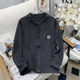外套拉链棒球服 卫衣高级感立领慵懒风开衫 胡子叔大码 胖mm秋冬新款