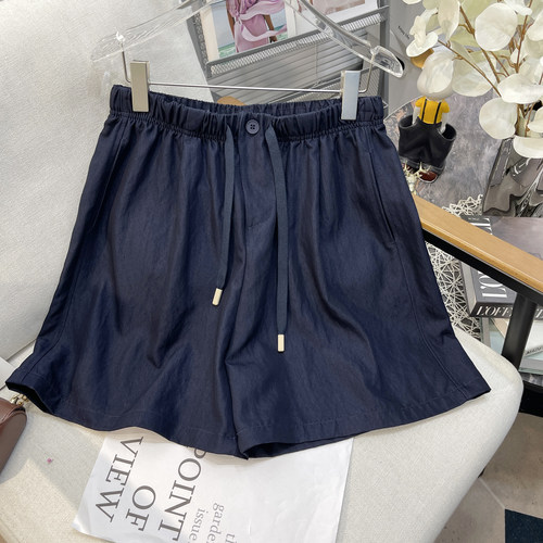大码女装夏季新款高腰短裤胖mm