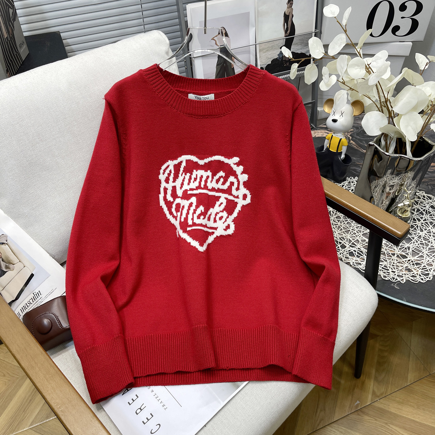 大码女装秋冬新款刺绣爱心套头毛衣女胖mm韩版慵懒内搭软糯针织衫,女装/女士精品,大码内搭,淘宝优惠券,粉丝福利购,淘宝优惠卷