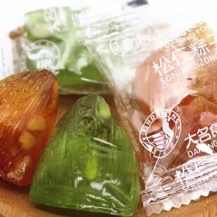 苏州特色 大名粽子糖 500克 松仁薄荷味江南风味 梦回江南糖果