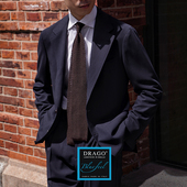 CM那不勒斯皇后意大利Drago bluefeel140支深藏青强捻套装 412