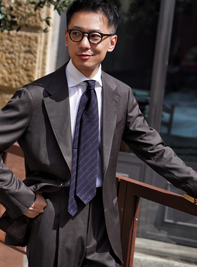 CM那不勒斯皇后意大利Drago Vantage130支深灰棕鲨鱼纹套装401