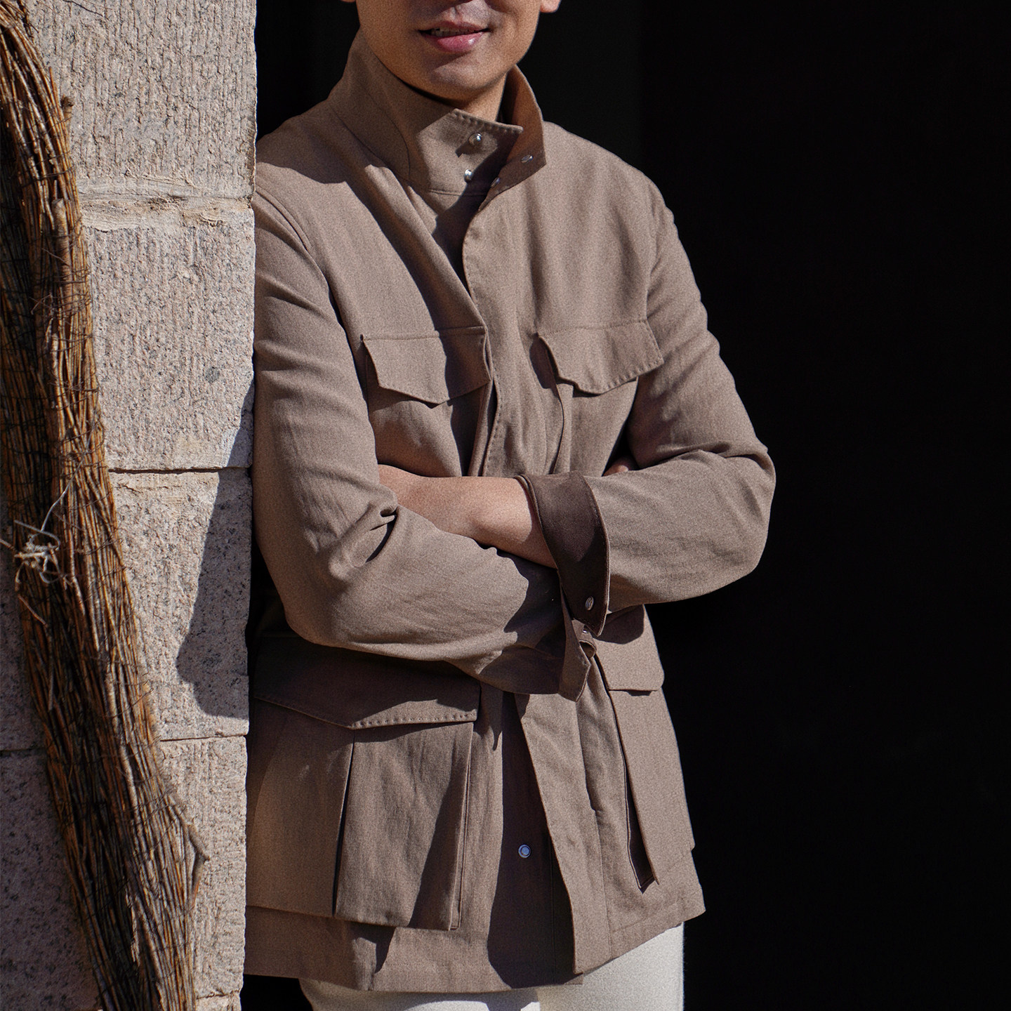 CM那不勒斯皇后沙砾棕LP Solbiati art dulin二代亚麻M65夹克758