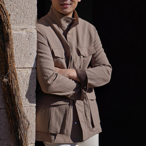 CM那不勒斯皇后沙砾棕LP Solbiati art dulin二代亚麻M65夹克758