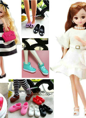 licca丽佳可儿Momoko小布blythe洋娃娃玩具服饰配件鞋子和服木屐
