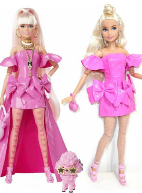 正散货新款玩具配件 芭芘时尚玩偶公仔娃娃衣服装超模FR连衣裙