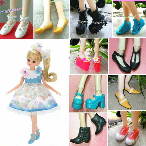 塑胶玩具人偶娃娃丽佳服装配件鞋