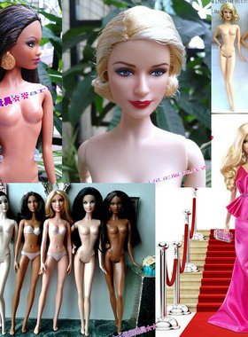 老版收藏芭芘娃娃 超模裸娃 珍藏版  格蕾丝凯莉 红毯 黑妞 多款