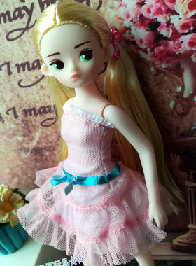 新款娃娃服装配件烂草莓redberry小布娃娃可穿蓬蓬裙芭蕾裙蛋糕裙