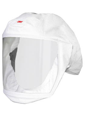 3MS-133L-5配电动送风全包白色头罩面罩药业农药面粉防尘防菌