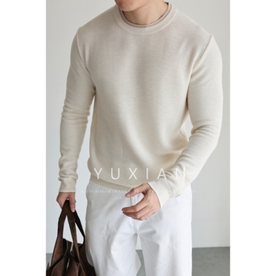 【珠地网眼解构】羊毛桑蚕丝毛衣