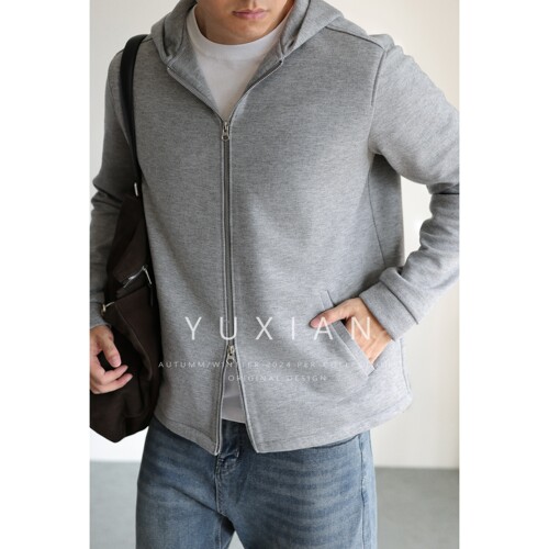 羊毛双面磨毛卫衣套头卫衣日系