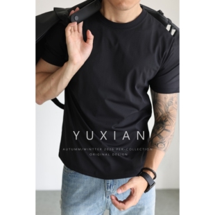 【高端7A抑菌防晒】凉感Sorona轻量棉感速干T恤透气纯色休闲短袖