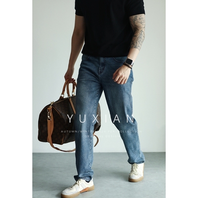 YUXIAN长裤经典水洗四季款牛仔裤