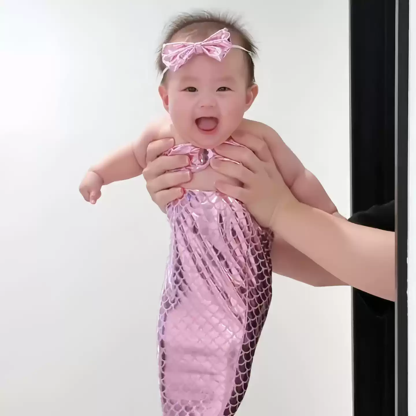 美人鱼衣服婴儿人鱼尾巴小月龄