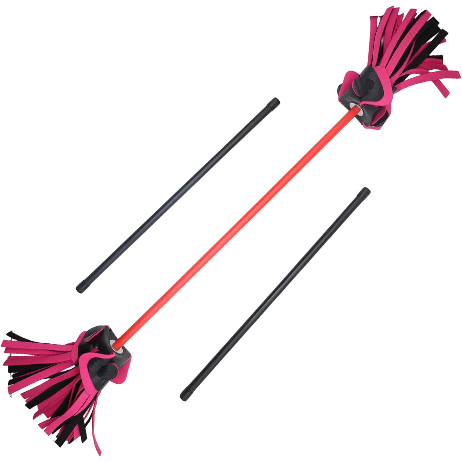 杂耍打花棍舞蹈花棍演出道具小丑表演红色套装Juggling Sticks