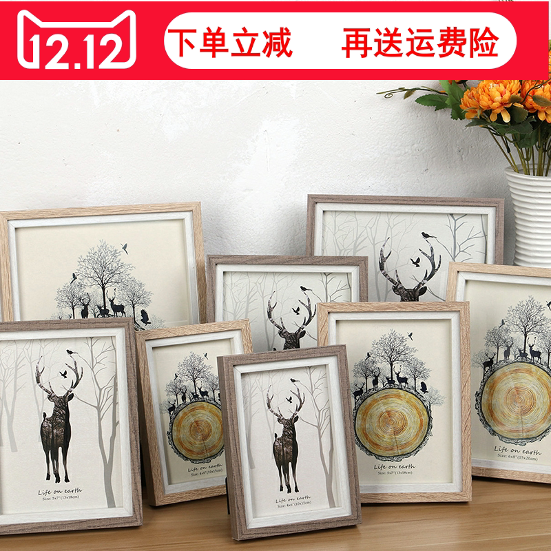 Northern Europe originality Photo frame ins Log Photo Frame Simplicity fashion Swing sets 67810 European style high-grade Hanging boxin the Home accessories , Frame/Frames  category - from Buy2taobao.com to provide professional Taobao agent buy service