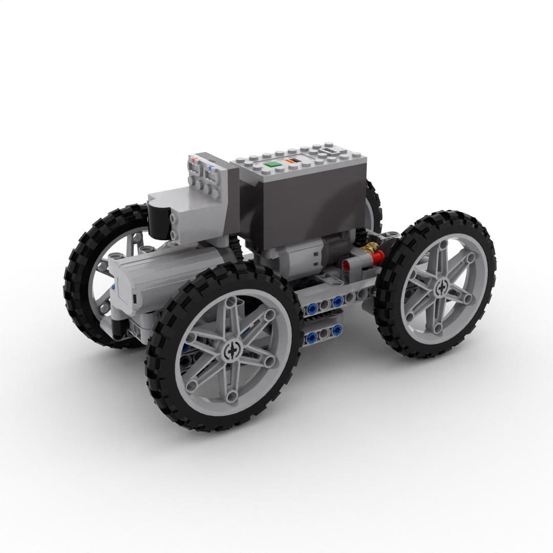 小小工程师国产积木电动齿轮工程机械组模型科技拼装铰链车遥控车