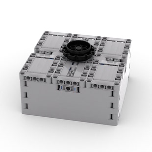 小小工程师国产积木电动齿轮工程机械组模型科技教育拼装自锁盒子