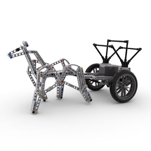 小小工程师国产积木机器人套装机械臂模型科技拼装马车MOC手工diy