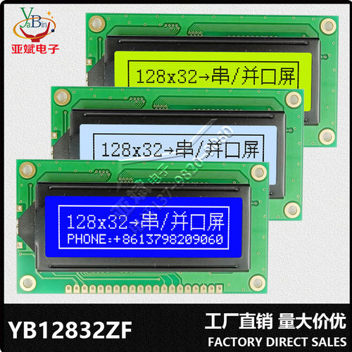 串口12832中文字库屏