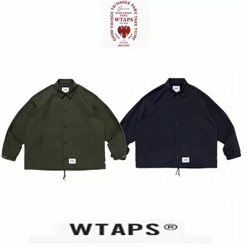 官网折扣 WTAPS CHIEF / JACKET / NYCO. TWILL刺绣夹克外套 26SS