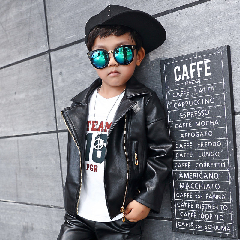 Blouson enfant en cuir PU - Ref 2159596 Image 1