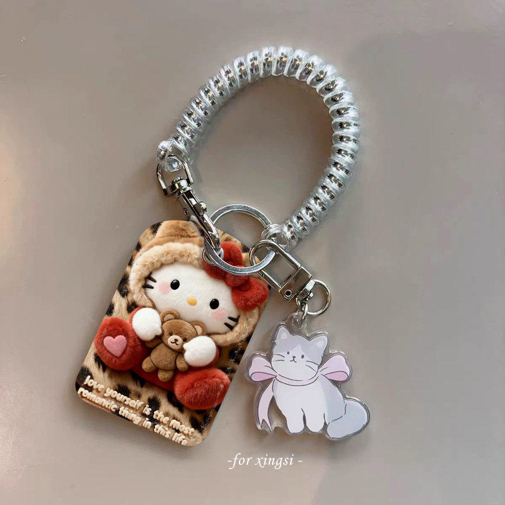 仿毛绒抱熊KT可爱饭卡公交地铁门禁卡通工牌证件保护套挂包防丢绳,文具电教/文化用品/商务用品,卡套/证件套,淘宝优惠券,粉丝福利购,淘宝优惠卷