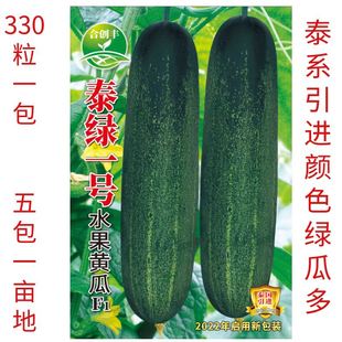 10克合创丰泰绿一号杂交水果吊瓜种子泰国进口水果黄瓜种耐热高产