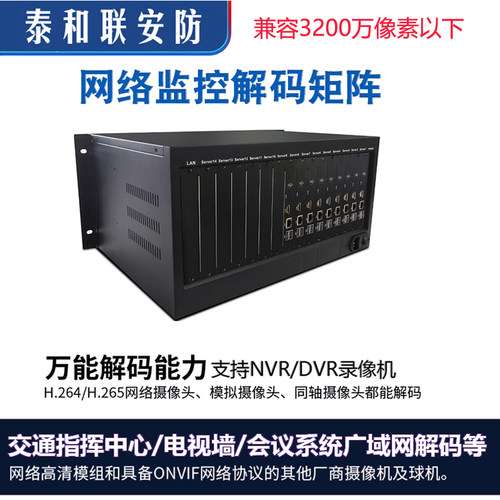多路HDMI高清视频监控解码器矩阵