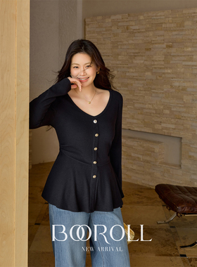 潘不卷01.25新品上新10:00PM韩系收腰V领T恤