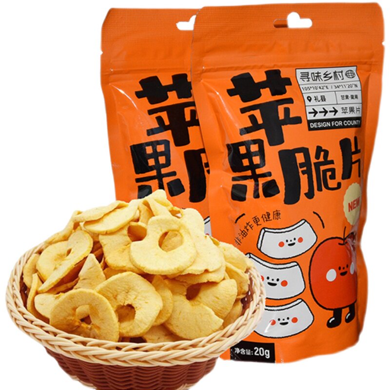 苹果礼县脆片酷秦零食