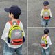 日系幼儿园儿童书包男童宝宝撞色双肩包小女孩外出减负护脊背包