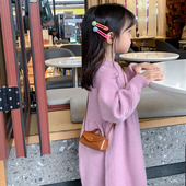 新款 女童小方包高级感迷你网红小女孩宝宝配饰斜挎包 儿童包包韩版