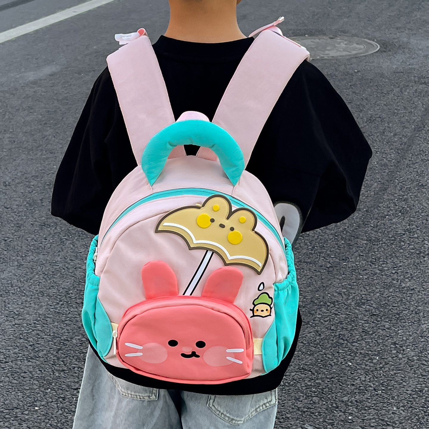 可爱卡通幼儿园儿童书包男女童宝宝双肩包外出游轻便迷你小背包