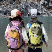 潮酷户外幼儿园儿童双肩包2025新款 运动撞色背包男女孩旅行登山包