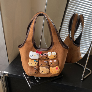 可爱手提包妈咪便当母婴单肩包 秋冬时尚 卡通腋下包包女式 2025新款