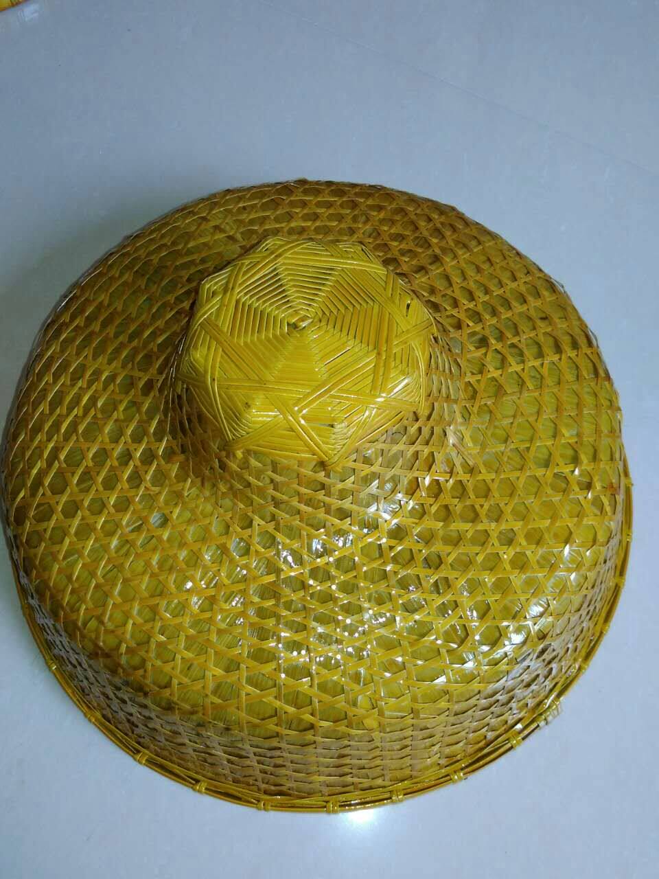 特价海南竹编斗笠帽 舞蹈帽子小赶海舞蹈道具儿童大但帽子 渔民帽