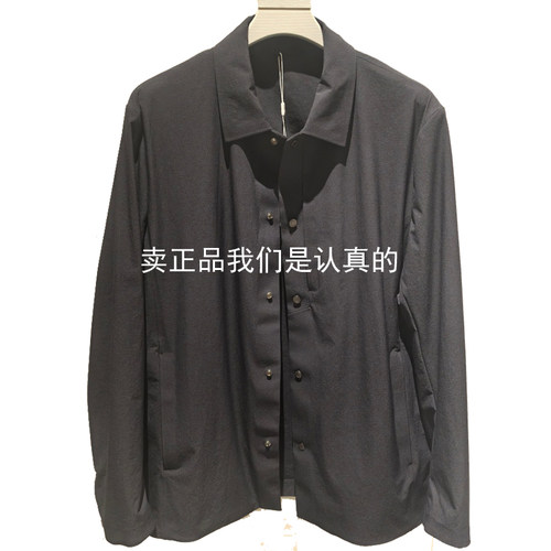 FJ2611612九牧王专柜正品2026春夏款男商务休闲修身翻领夹克外套