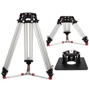 捷拍高腿中腿地锅100 150MM碗口广播影视级电影腿低拍三脚架套装
