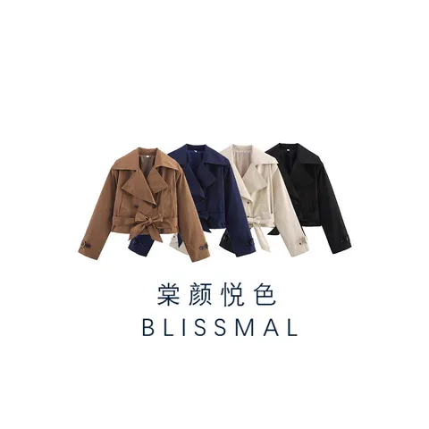 风衣外套收腰潮流系带自制气质时尚系列4长袖色欧美风西装ZARO,女装/女士精品,风衣,淘宝优惠券,粉丝福利购,淘宝优惠卷