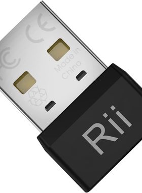 Rii鼠标接收器带开关，不可检测的鼠标移动器设备保持计算机/笔记