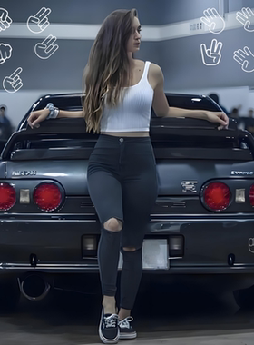 车永佳 Shocker JDM震惊手势车贴趣味改装车身贴纸拉花