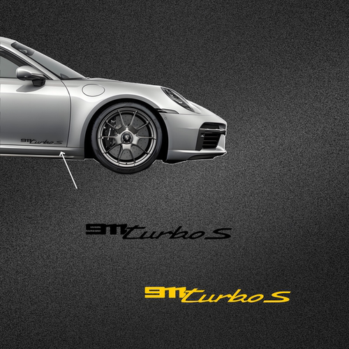 911turbos车门贴保时捷尾箱拉花